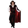 Costume da vampiro con gilet nero