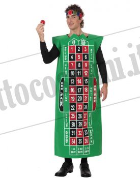 Costume uomo tavola roulette