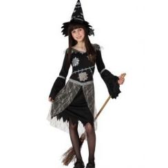 Costume STREGA PEZZATA bambina