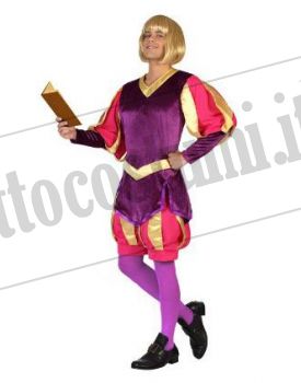 Costume PRINCIPE RINASCIMENTALE viola