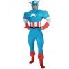 Costume CAPITAN AMERICA deluxe con muscoli