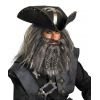 Parrucca con barba BLACK BEARD ufficiale Pirati dei Caraibi