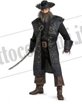 Costume ufficiale BLACK BEARD deluxe - Pirati dei Caraibi