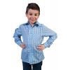 Camicia bavarese BLU-BIANCO bambino