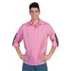 Camicia bavarese ROSA-BIANCO uomo