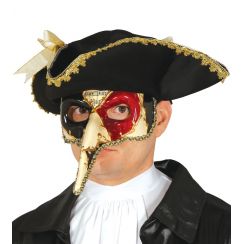 Maschera veneziana MUSICA con NASO LUNGO