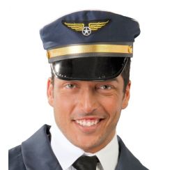 Cappello Blu da pilota d'aereo