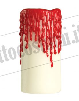 Candela con sangue 10 x 5 cm