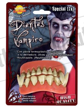 Denti termoplastici da VAMPIRO cattivo