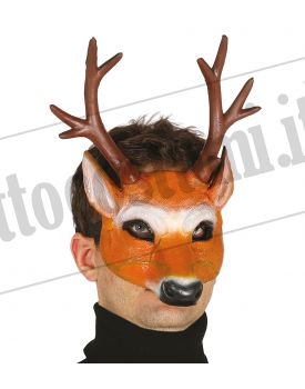 Mezza maschera CERVO - RENNA in FOAM