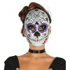 Maschera DIA DE LOS MUERTOS occhi viola