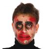 Maschera trasparente uomo con sangue