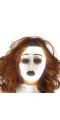 Maschera trasparente donna fluorescente