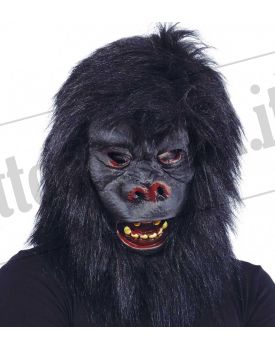 Maschera GORILLA con pelo