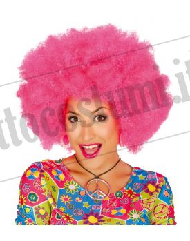 Parrucca AFRO ROSA EXTRA