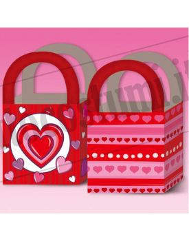 BORSA REGALO CUORE confezione da 6