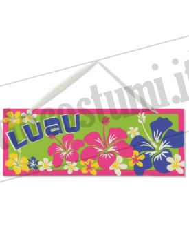 Cartello decorativo HAWAII 38 x 14 cm