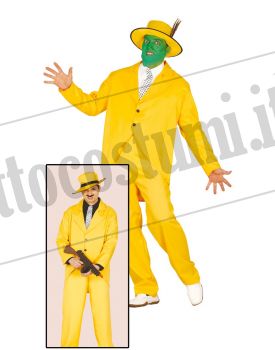 Costume IRONICO GANGSTER GIALLO