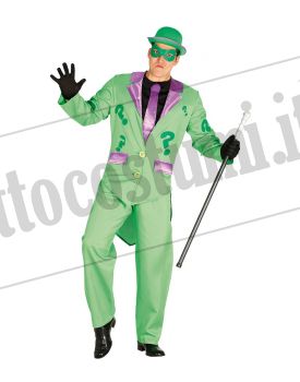 Costume MALVAGIO VERDE ENIGMISTA