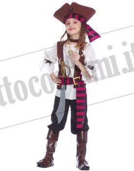 Costume piccola PIRATESSA DEI 7 MARI