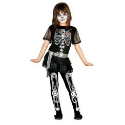 Costume SHINNY SKELETON GLAMOUR