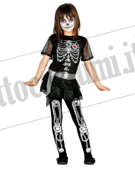 Costume SHINNY SKELETON GLAMOUR