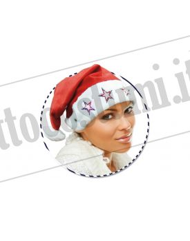 Cappello BABBO NATALE con stelle