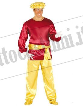 Costume SIGNOR PAGGIO rosso