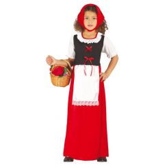 Costume PASTORELLA rossa bambina