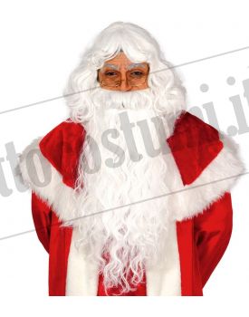 Parrucca BABBO NATALE con barba extra