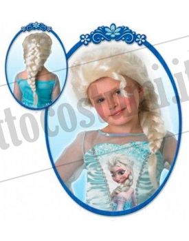 parrucca elsa frozen bambina