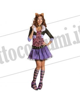 Costume CLAWDEEN WOLF deluxe ufficiale Monster High