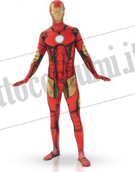 Costume da IRON MAN tuta 2nd Skin adulto