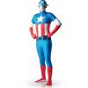 Costume da CAPITAN AMERICA tuta 2nd Skin adulto