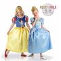 Costume reversibile Principesse BIANCANEVE e CENERENTOLA