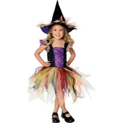 Costume STREGA MULTICOLORE