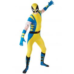 Costume WOLVERINE tuta 2nd Skin adulto