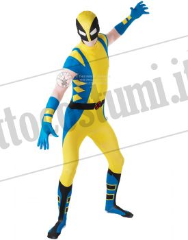 Costume WOLVERINE tuta 2nd Skin adulto