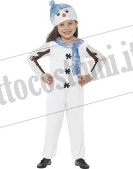 Costume PUPAZZO DI NEVE unisex bambino