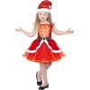 Costume ELEGANTE MISS SANTA bambina