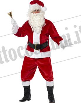 Costume MAXI LUSSO BABBO NATALE PROFESSIONALE peluche