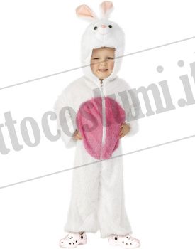 Costume da coniglio bianco bambino