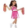 Costume CHEERLEADER ROSA bambina