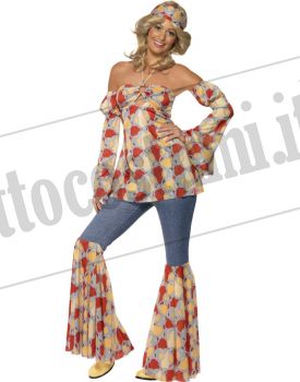 Costume VINTAGE HIPPY '1970 donna