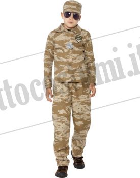 Costume DESERT ARMY bambino