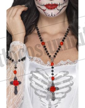 Set collana e braccialetto DAY OF THE DEAD