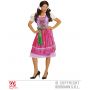 Costume DIRNDL rosa-verde