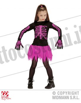 Costume SCHELETRINO ROSA