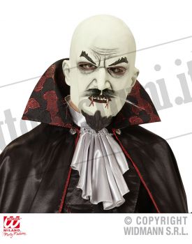 Maschera VAMPIRO con baffi e pizzetto