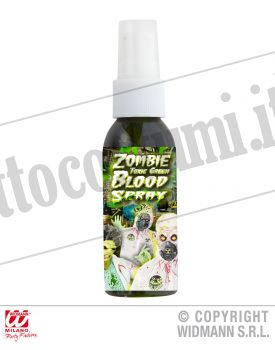 Spray sangue ZOMBIE VERDE TOSSICO 48 ML